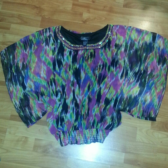 **sold**Beautiful beaded top