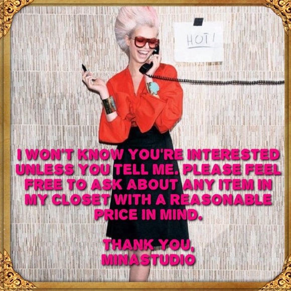 I won't know unless you ask. 😉