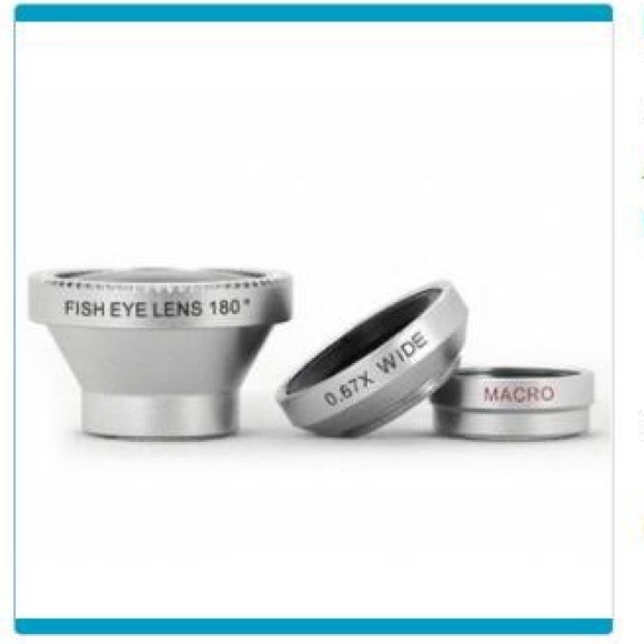 SOLD Detachable phone lens kit. Fish eye/wide lens