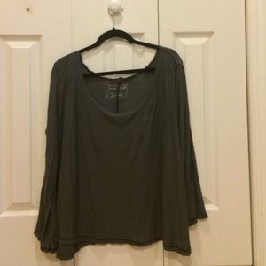 Free people grey T-shirt