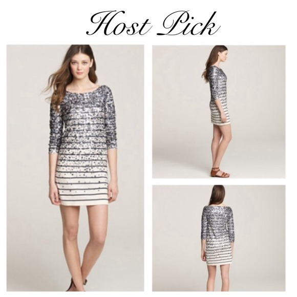 J. Crew Dresses & Skirts - J. Crew Merino Confetti Stripe Sweater Dress