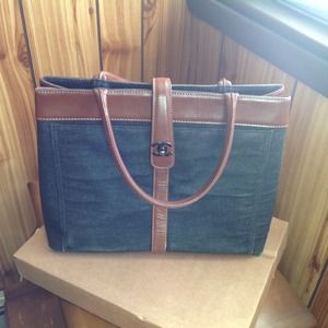 Denim tote