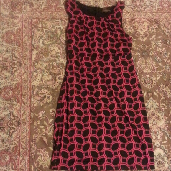Chadwicks collection black and pink dress