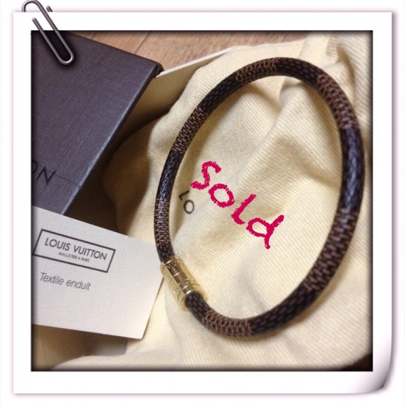 Sold Louis Vuitton Bracelet KeepIt Bracelet Damier