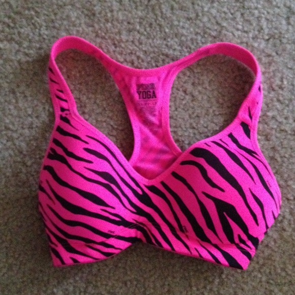 PINK yoga sports bra