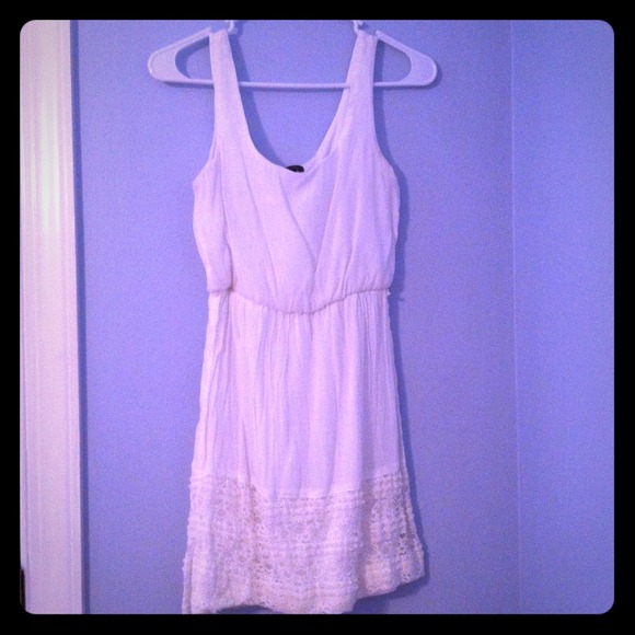 White lace dress