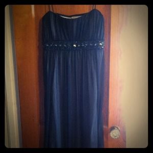 Black and gray dress