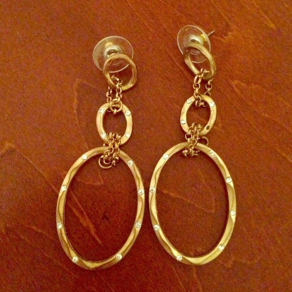 Gold earrings