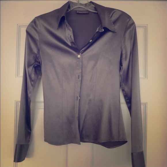 Banana Republic stretch silk blouse