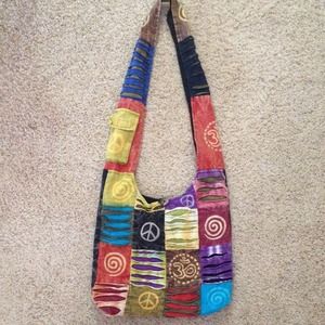 Colorful shoulder bag