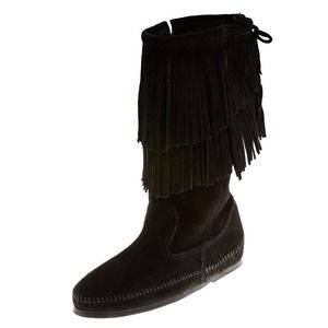 🌸Reserved🌸 Fringe Moccasin Boots