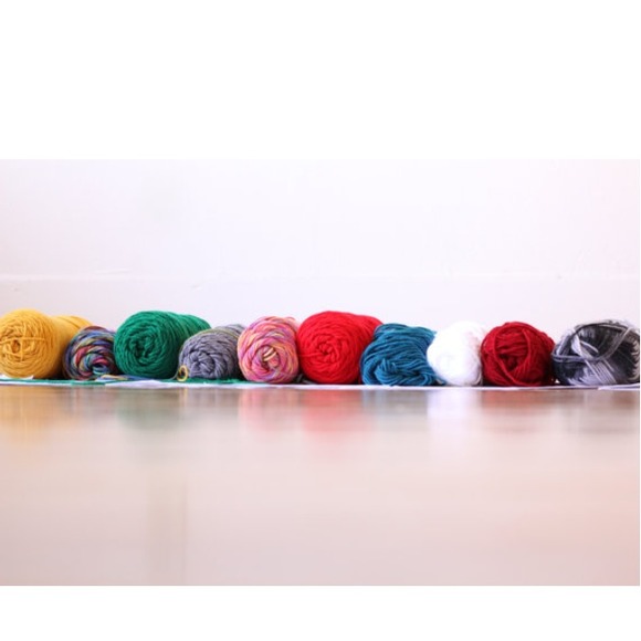 Multi-Colored Skinny Infinity Handmade Scarf - Picture 3 of 3