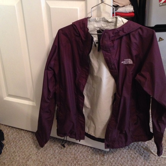 North face rain jacket! Worn a couple of times!