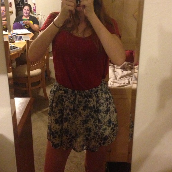 SOLD brandy floral skirt - Picture 2 of 2