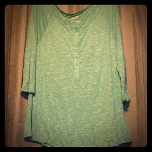 SALE! NWT spaced dyed Henley