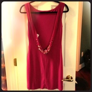 Marks & James Badgley Mischka cowl back dress