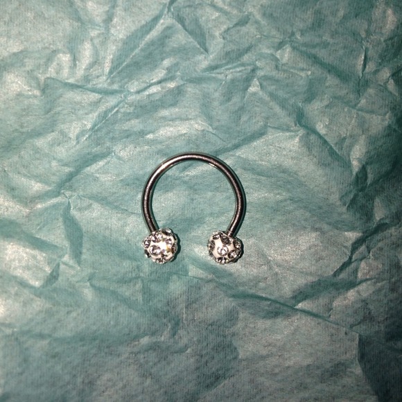 Crystal Hoop Ring For Piercings