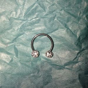 Crystal Hoop Ring For Piercings
