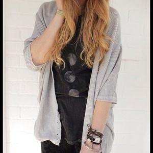 Grey oversized light Cardigan  BUY 2 GET 1 FREE!