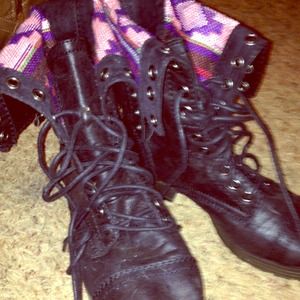 Cute combat boots!