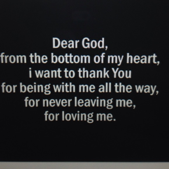 THANK YOU GOD