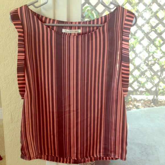 Sophisticated Pink and Brown Top