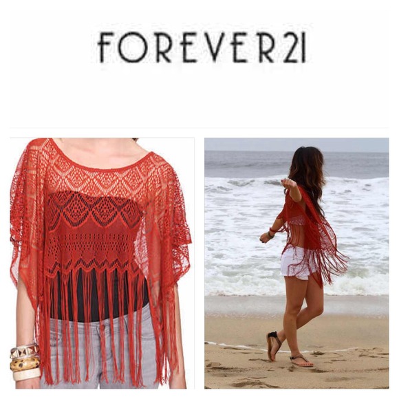 ❌SOLD❌Forever 21 Poncho