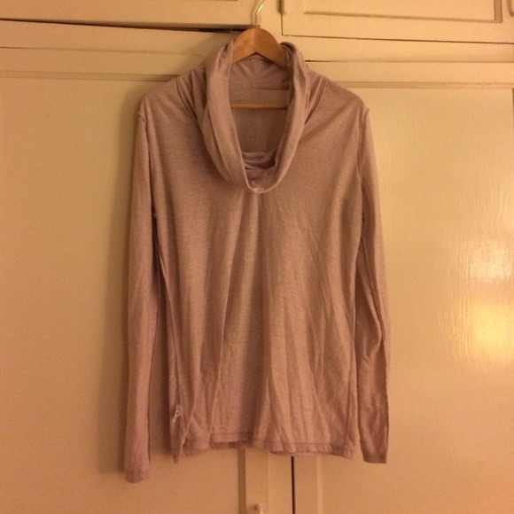 Lavender cowl neck shirt