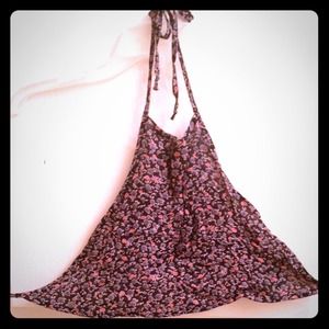 Brandy Melville Floral Halter