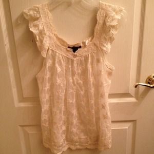 Lace and Ruffles Flowy Top