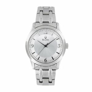 Bulova silver watch