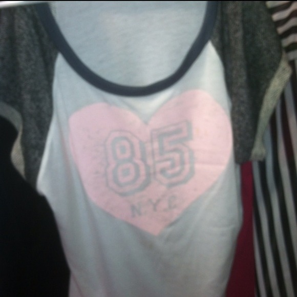 Heart varsity like shirt