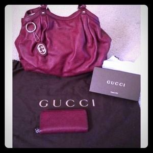 Gucci handbag and matching wallet