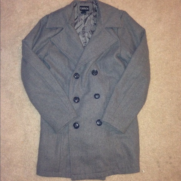 🎉REDUCED🎉Gray pea coat jacket (very warm) 😉 - Picture 1 of 2