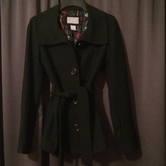Black pea coat