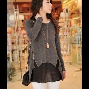 ✨NEW IN✨ Zip With Layer Top