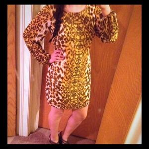 **SOLD** Fierce leopard dress