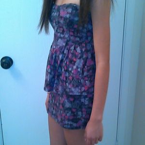 Strapless tight dress