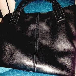Merona Large Black Tote
