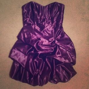 Purple Jessica McClintock dress