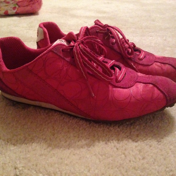 Coach Tennis Shoes Size 8 - Picture 1 of 3