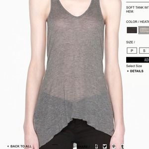SOLD Helmut Lang Racer back tank