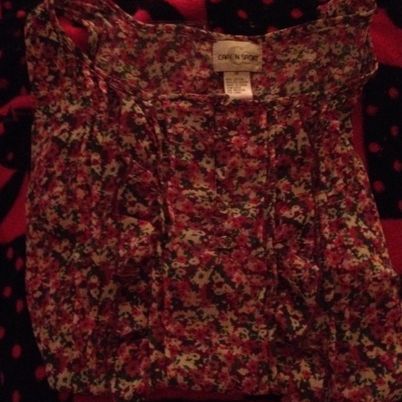 Long flowery tank top, pretty for a casual day out - Picture 1 of 2
