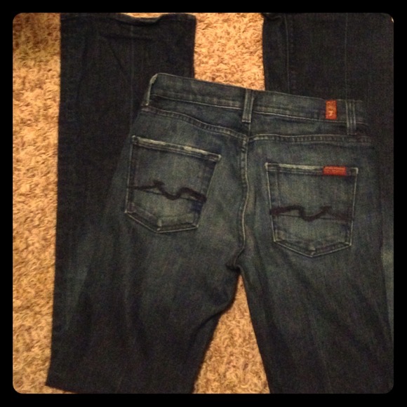 🎰50%✂️🔥7FAMPREMIUM DENIM26high waisted bootcut👍