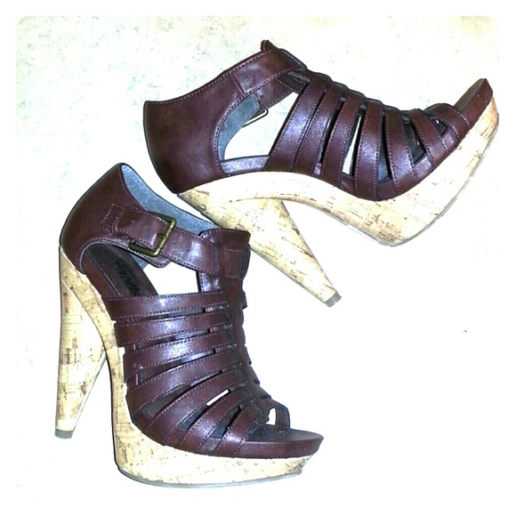 LC****Charlotte Russe cork sandals