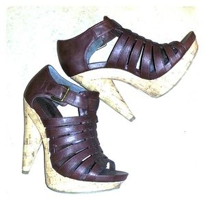 LC****Charlotte Russe cork sandals