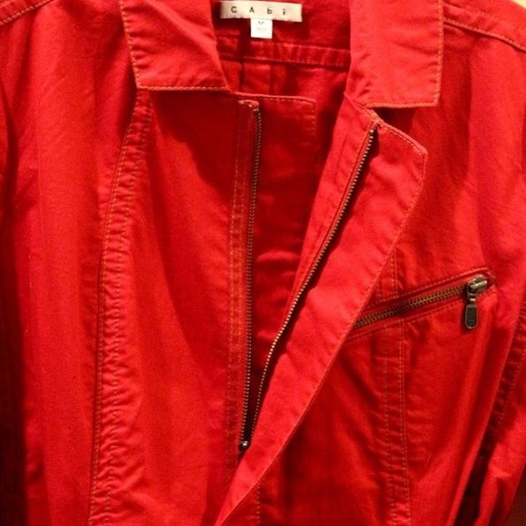 ❌❌SOLD - Red CAbi jacket. Excellent condition! - Picture 4 of 4