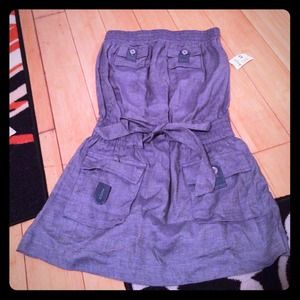Strapless summer dress