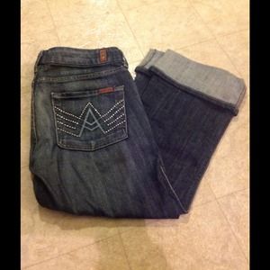 Seven for all man kind capris.