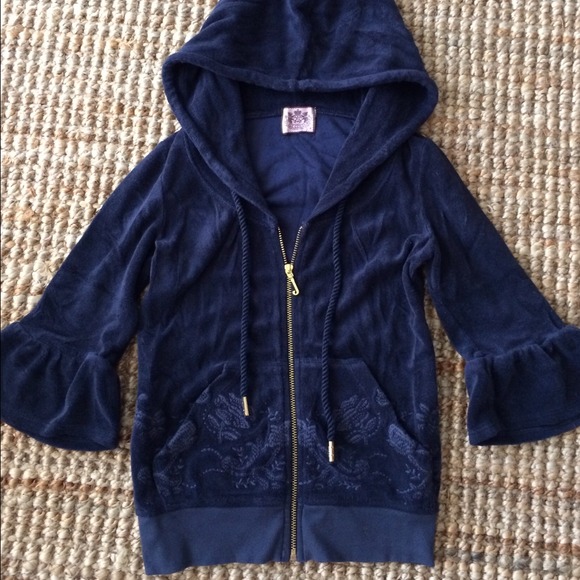 Juicy Couture terry navy hoodie